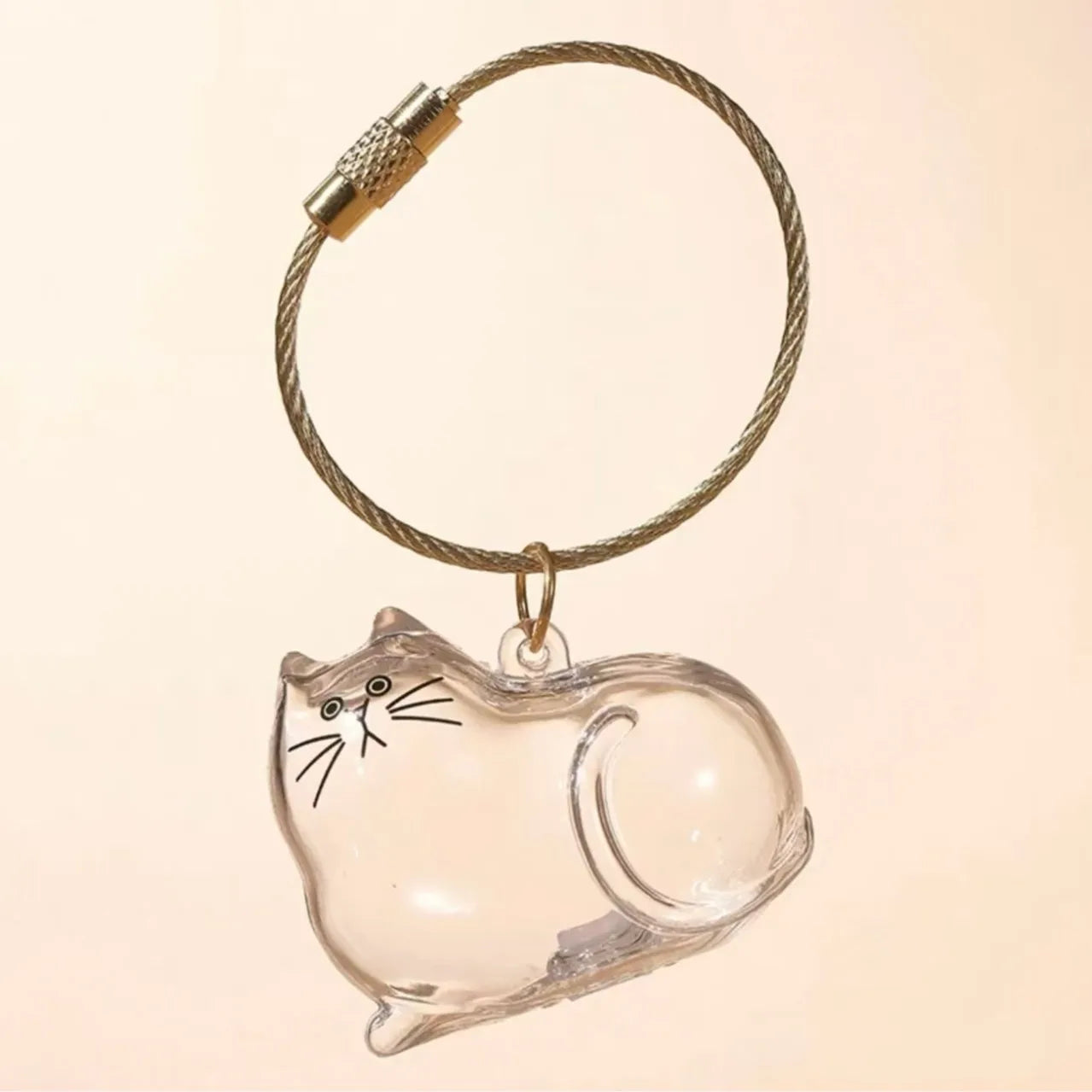 Porta-chaves memorial: guarde o pelo do seu pet sempre consigo.