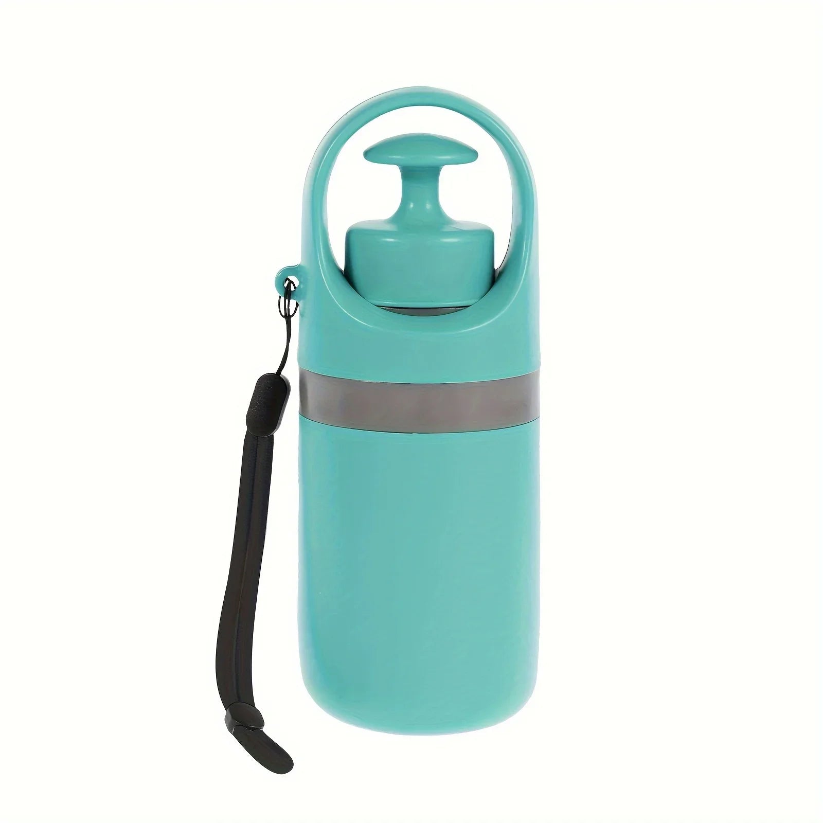 Apanhador de Dejetos Portátil com Garra e Dispensador de Sacos – Azul-Turquesa (Plástico Durável)