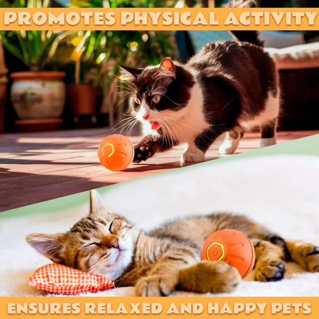Bola Elétrica Inteligente Balsapets – Brinquedo Gravitacional para Cães e Gatos